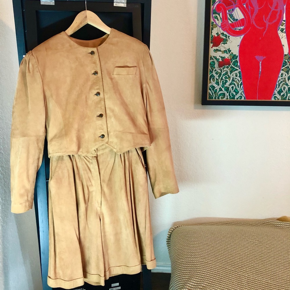 RARE VINTAGE 80s VALENTINO TWO PIECE SET